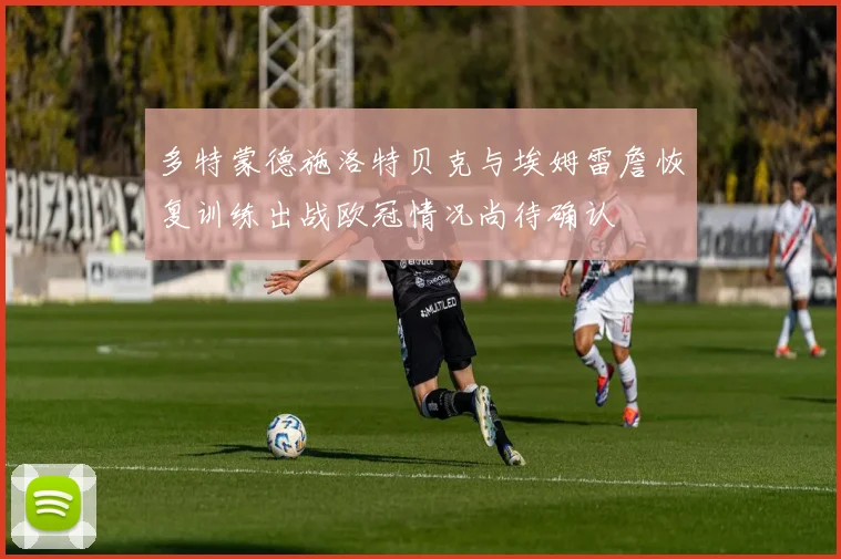 多特蒙德施洛特贝克与埃姆雷詹恢复训练出战欧冠情况尚待确认